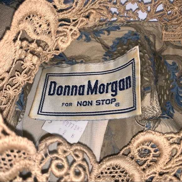 v i n t a g e :: Edwardian Prairie Regency Granny Core Lace Bib Pleated Dress - Picture 6 of 13